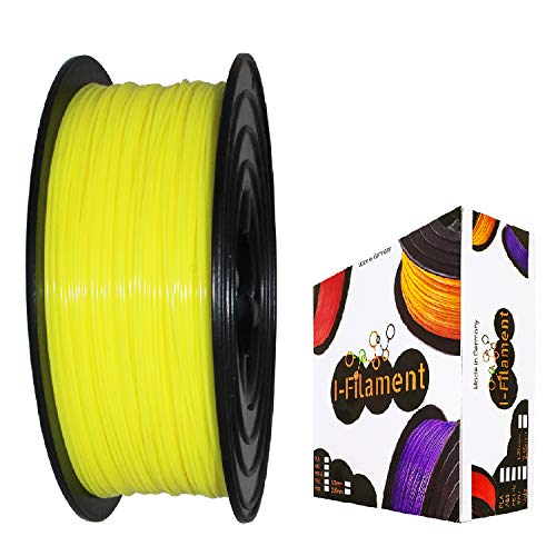 I-Filament 3D-Drucker PET-G 1,75mm 1kg Spule Rolle (Neon Gelb) von I-Filament