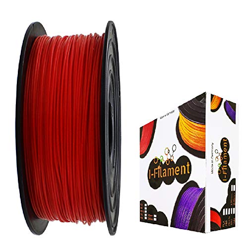 I-Filament 3D-Drucker PET-G 1,75mm 1kg Spule Rolle (Rot) von I-Filament