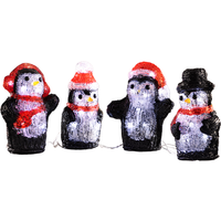 LED-Acryl-Mini-Figur 4er-Set - Pinguin LED-Acryl-Mini-Figur 4er-Set - Pinguin von I-Glow