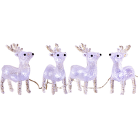 LED-Acryl-Mini-Figur 4er-Set - Rentier LED-Acryl-Mini-Figur 4er-Set - Rentier von I-Glow