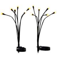 LED-Solar-Flexi-Gartenstecker 2er-Set - Leuchtkugeln Warmweiß von I-Glow