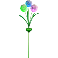 LED-Solar-Pusteblume 3 RGB LEDs mit weißen Köpfen von I-Glow