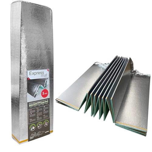 12m², Bodenplatte Füßboden Unterlage XPS mit PET Folie – Schalldämmung Warmdämmung Trittschalldämmung (3mm - 12m² x 1) von I K H E Malarka