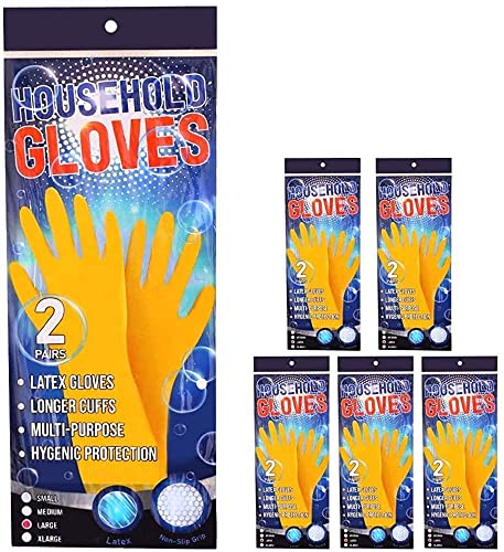 I LOVE FANCY DRESS 12X PAAR HAUSHALTSHANDSCHUHE HYGIENISCHER HANDSCHUTZ – LANGLEBIGE ALLTAGSHANDSCHUHE – GROSSE von I LOVE FANCY DRESS