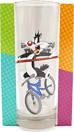 I LOVE FANCY DRESS Looney Tunes Sommer Trinkgläser - Glas Tumbler Cartoon Gläser - Kinder Bunte Sommer Trinkgläser mit Cartoon Charakter Designs (12 Stück) von I LOVE FANCY DRESS