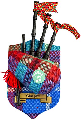 Glasgow Clan Musical Dudelsack Kühlschrankmagnet, Hergestellt in Schottland von I LUV LTD
