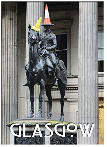 Glasgow Coneheid Pferd Metallischer Kühlschrankmagnet von I LUV LTD