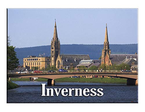 I LUV LTD Inverness Churches Landschaft Metallischer Kühlschrankmagnet von I LUV LTD