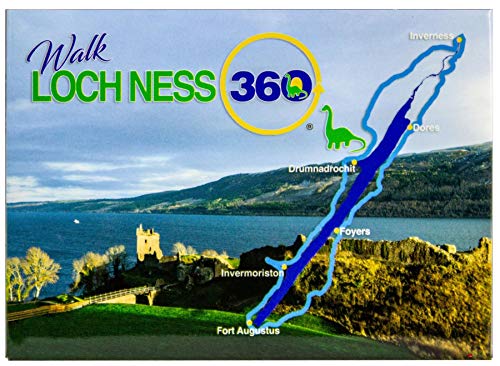 I LUV LTD Loch Ness 360 Trail Walk Kühlschrankmagnet Schottland mit Karte Tagesszene Schottische Geschenke Kühlschrank Magnete mit Foto Fridge Magnet Souvenir von I LUV LTD