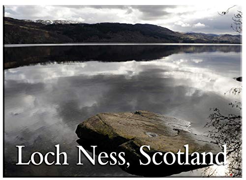 Loch Ness Landschaft Metallischer Kühlschrankmagnet von I LUV LTD