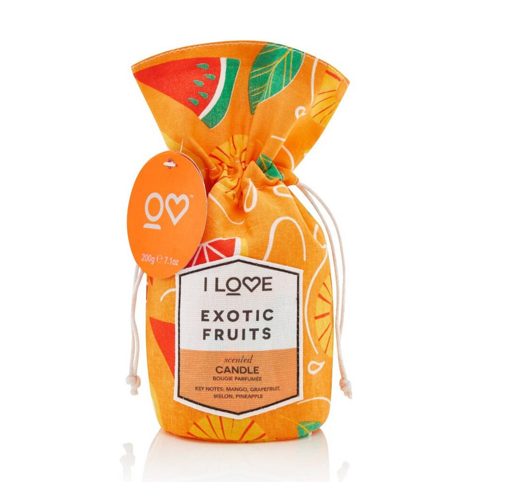I Love... Duftkerze Exotische Früchte Mango Grapefruit Mango Ananas-Duftkerze 160 g I Love... Duftkerze Exotische Früchte Mango Grapefruit Mango Ananas-Duftkerze 160 g von I Love...