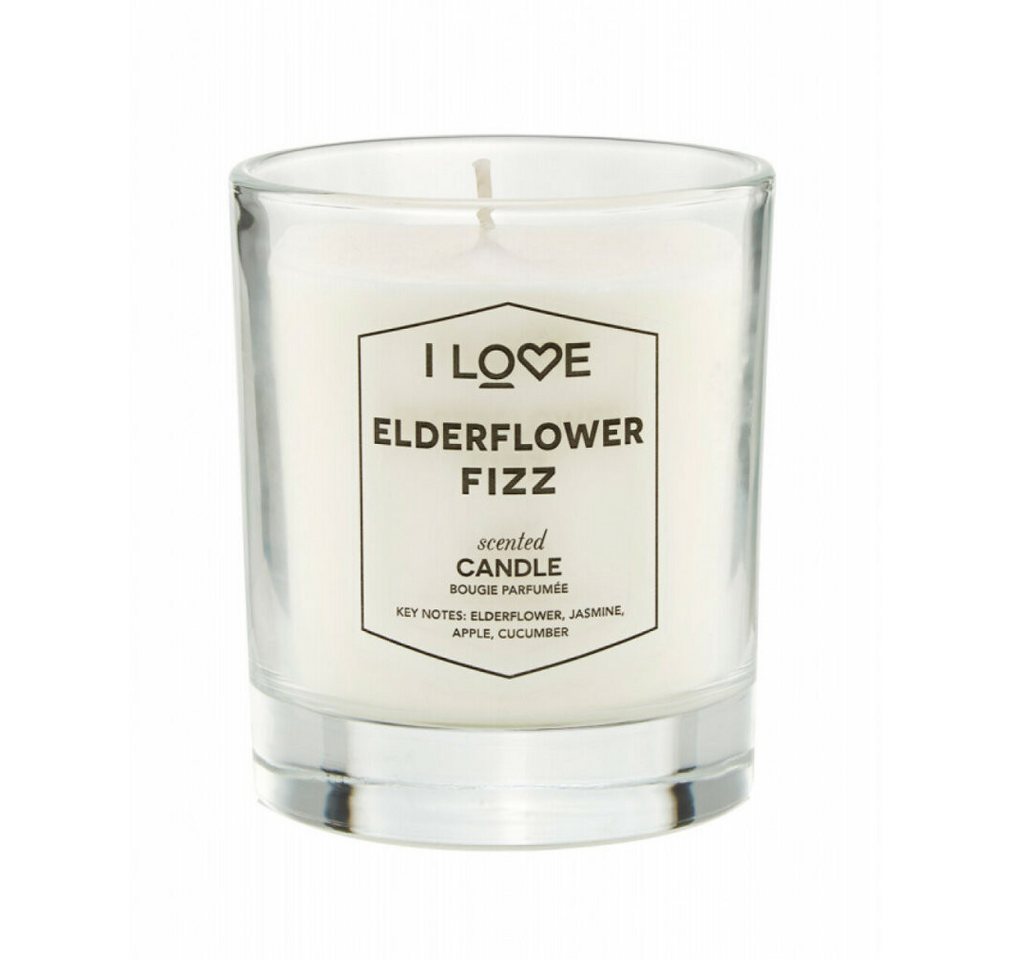 I Love... Duftkerze Holunderblütensprudel Himbeer-Duftkerze 160 g I Love... Duftkerze Holunderblütensprudel Himbeer-Duftkerze 160 g von I Love...