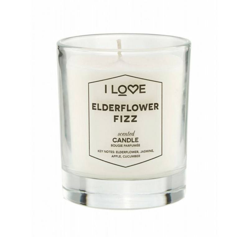 I Love... Duftkerze Holunderblütensprudel Himbeer-Duftkerze 160 g I Love... Duftkerze Holunderblütensprudel Himbeer-Duftkerze 160 g von I Love...