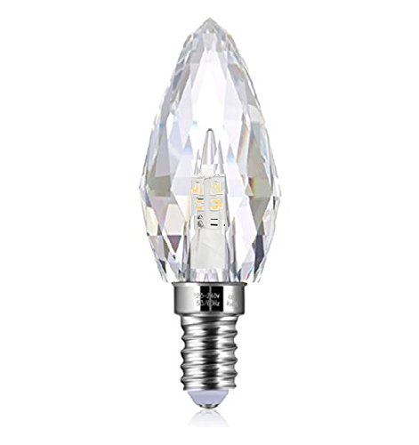 I-Lumen 4,3 Watt LED K9 Kristall E14 Kerze für Kronleuchter und Lüster von I-Lumen