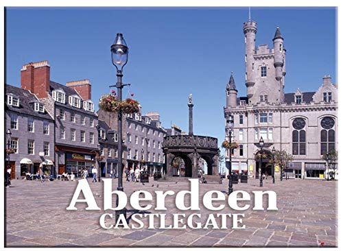I LUV LTD Aberdeen Stadt Castlegate Metallischer Kühlschrankmagnet von I LUV LTD