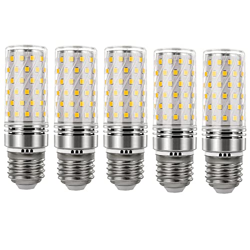 I-SHUNFA E27 LED maiskolben Lampen Naturweiß 4000K 7W AC100-265V LED Mais Birnen Ersatz 70W Halogenlampe Nicht Dimmbar Kleine Kerze Schraube Glühbirne 5er Pack von I-SHUNFA