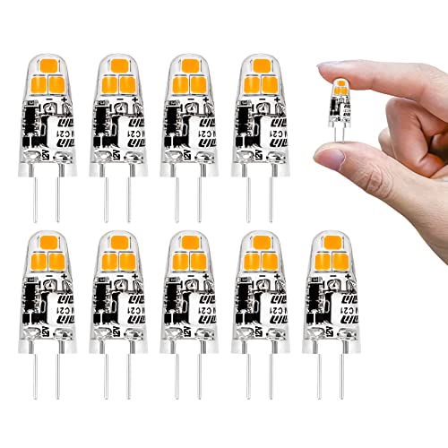 I-SHUNFA G4 LED Lampen,12V AC/DC,G4 LED Leuchtmittel 120LM,Warmweiß 3000K Led Glühbirne G4,1.2W Ersatz für 15W Halogenlampen,Kein Flackern,Nicht Dimmbar,360°Lichtwinkel,10er Pack I-SHUNFA G4 LED Lampen,12V AC/DC,G4 LED Leuchtmittel 120LM,Warmweiß 3000K Led Glühbirne G4,1.2W Ersatz für 15W Halogenlampen,Kein Flackern,Nicht Dimmbar,360°Lichtwinkel,10er Pack von I-SHUNFA