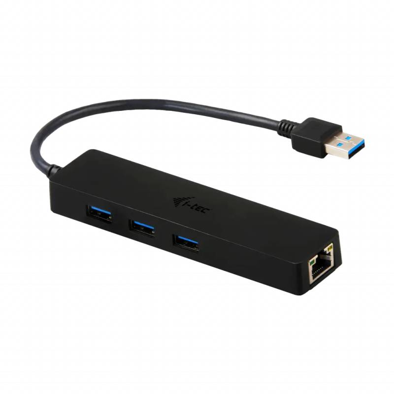 B-Ware I Tec Usb Hub Slim Verteiler Usb 3.0 Rj 45 Gigabit Ethernet Adapter Schwarz von I-TEC