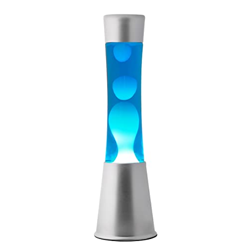I-TOTAL - Flüssige Lavalampe 40 CM (Blau Wiess Silber Gravity) von I-TOTAL