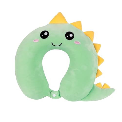 I-TOTAL® - Reisekissen für Nackenstütze, Nackenstützkissen/Kissen Lustiges Reisekissen (Hello Dino) von I-TOTAL