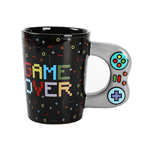 I-TOTAL® - Taza de cerámica forma GAME OVER 19,5 x 10,5 x 9,8 cm von I-TOTAL