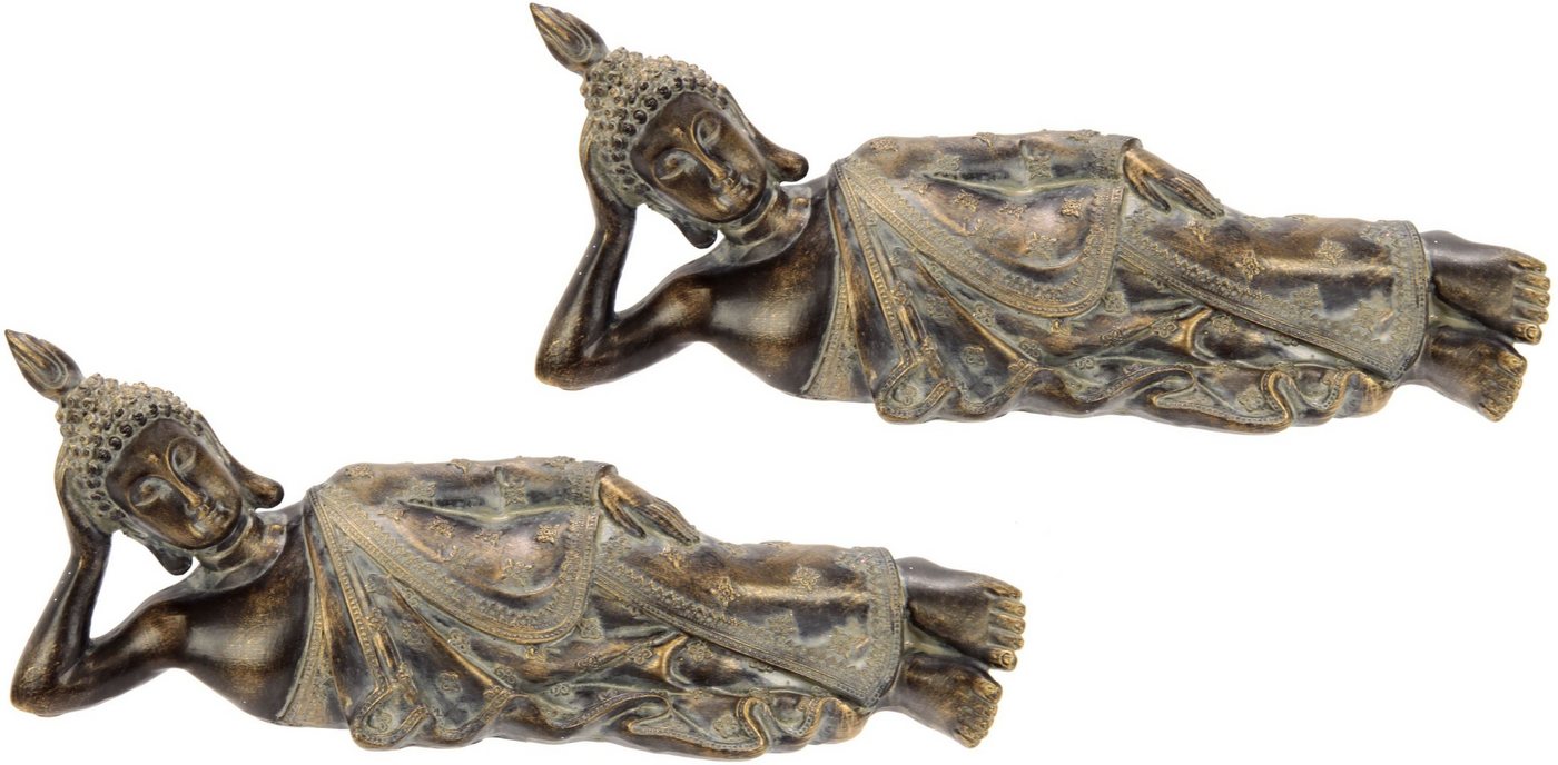 I.GE.A. Buddhafigur Polyresin, 2er Set von I.GE.A.