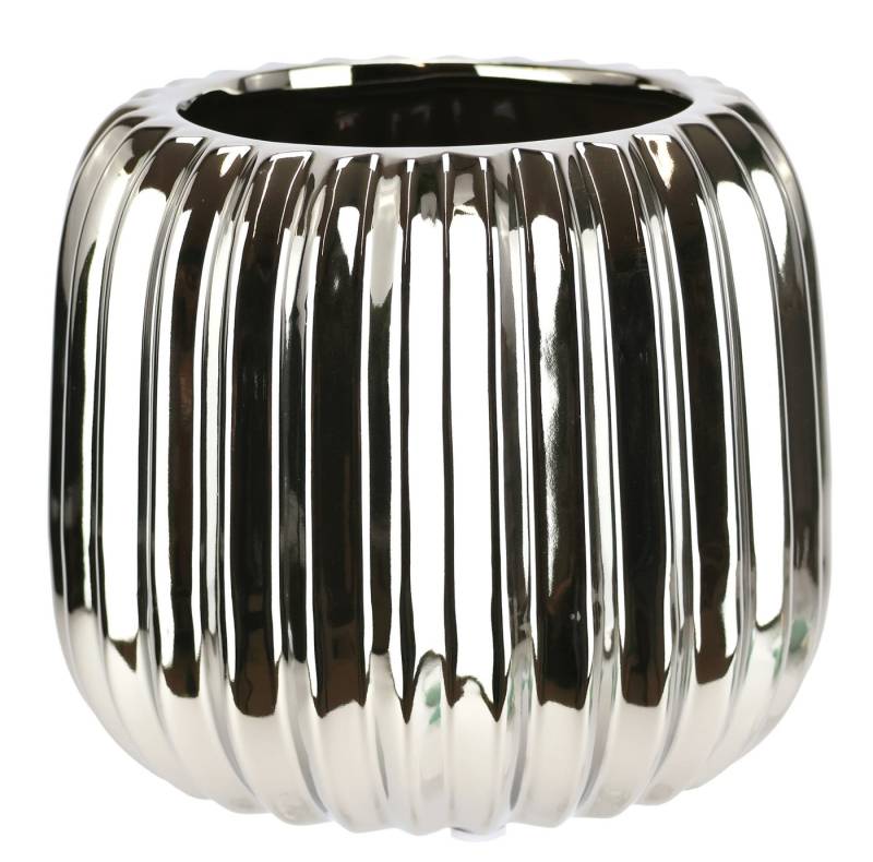 I.GE.A. Dekovase Vase aus Keramik (1 St), Dekovase Blumenvase Modern für Tischdeko Tischvase Deko Trockenblume von I.GE.A.