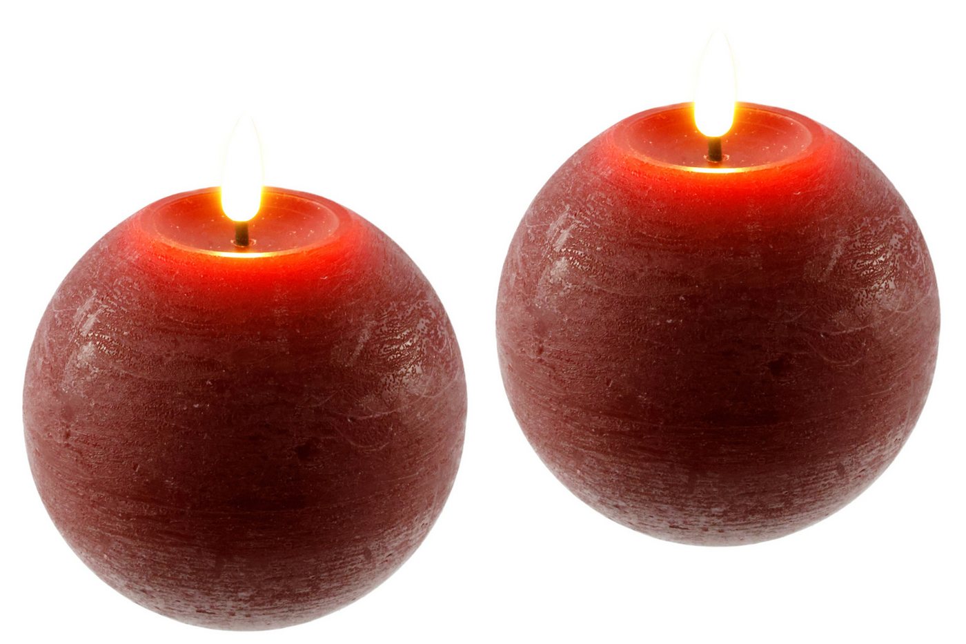 I.GE.A. LED-Kerze LED Echtwachskerze 2er Set, Mit Timer Flackernd Stumpenkerze Adventskerzen Adventskranz I.GE.A. LED-Kerze LED Echtwachskerze 2er Set, Mit Timer Flackernd Stumpenkerze Adventskerzen Adventskranz von I.GE.A.