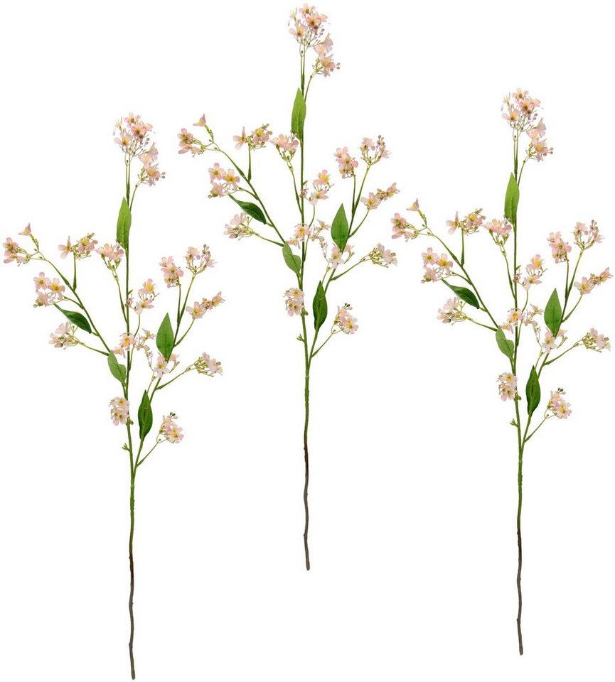 Kunstblume Blütenzweig, I.GE.A., Höhe 105 cm, 3er Set von I.GE.A.