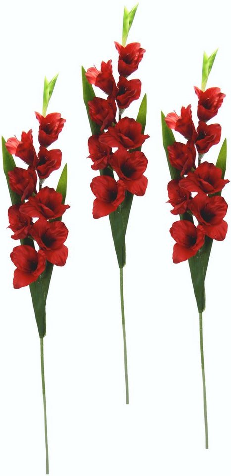 Kunstblume Gladiole, I.GE.A., Höhe 93 cm, 3er Set von I.GE.A.