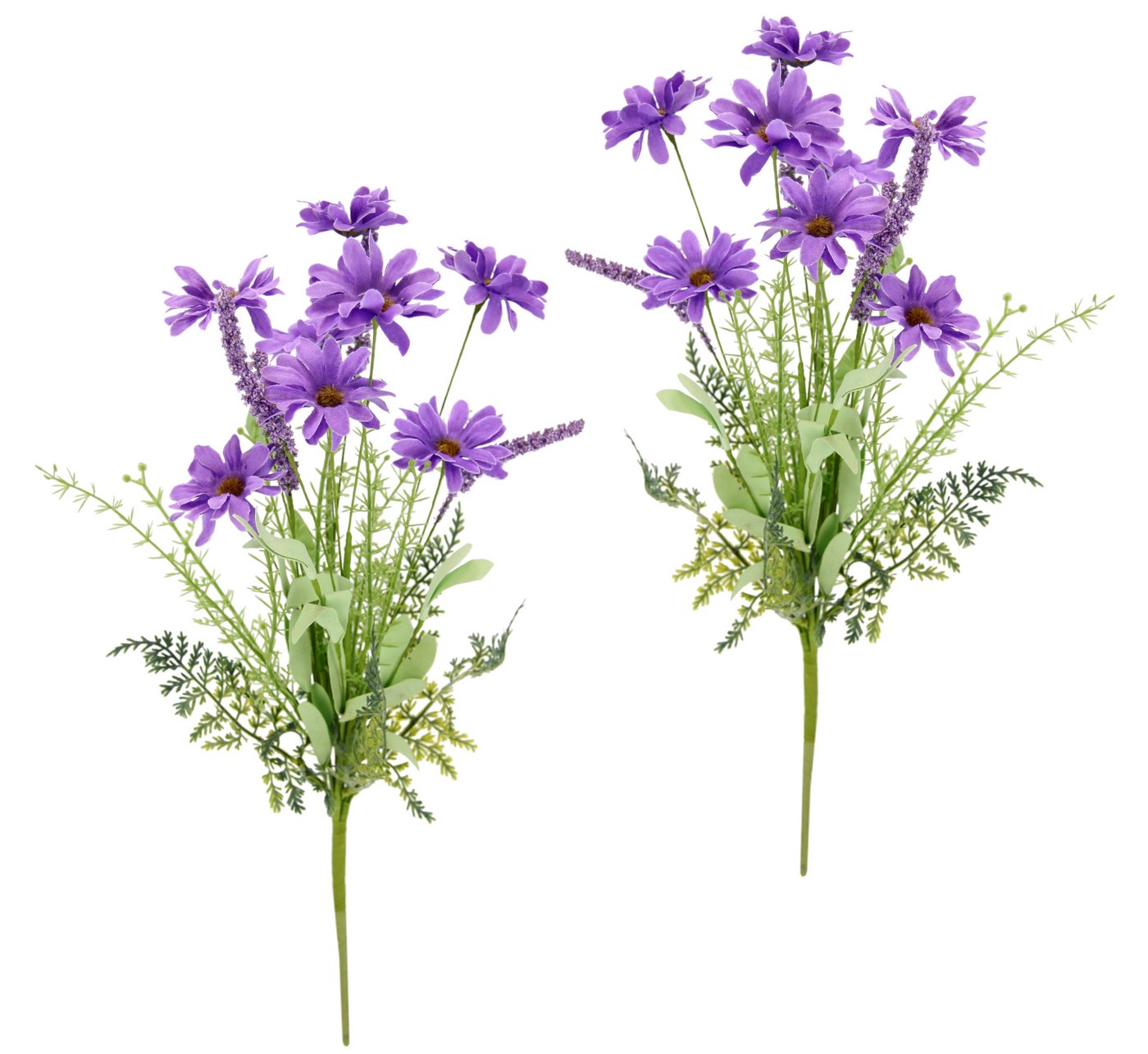 Kunstblume Margeriten-Mix-Strauß Margeriten, I.GE.A., Höhe 50 cm, 2er Set Blumenstrauß Gänseblümchen Bouquet Kunstblumen Strauß Blumen von I.GE.A.