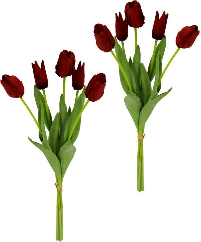 Kunstblume Tulpenbund, I.GE.A., Höhe 53 cm, Real-Touch, 2er Set von I.GE.A.