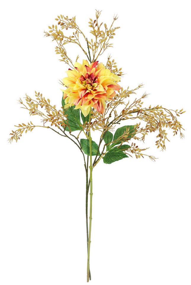 Kunstblumenstrauß Kunstblumen Set Dahlie, I.GE.A., Höhe 62 cm, Mit Dekozweig 62 cm hoch Blumen Arrangement Seidenblumen Einzelblumen Kunstblumenstrauß Kunstblumen Set Dahlie, I.GE.A., Höhe 62 cm, Mit Dekozweig 62 cm hoch Blumen Arrangement Seidenblumen Einzelblumen von I.GE.A.