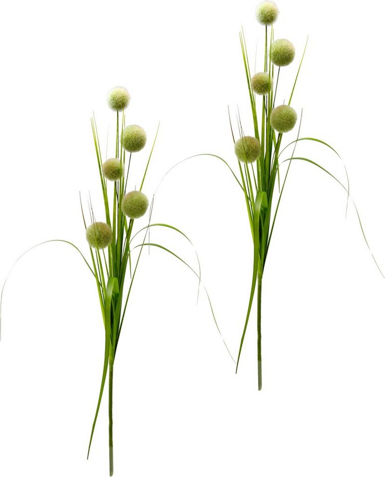 Kunstpflanze Allium im Gras, I.GE.A., Höhe 107 cm, Dekozweig, 2er Set von I.GE.A.