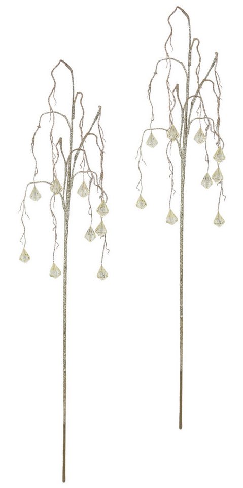 Kunstzweig Dekozweig, I.GE.A., Höhe 75 cm, 2er Set 70cm Acryl Steine Blätter Adventskranz Floristik Deko Zweig Kunstzweig Dekozweig, I.GE.A., Höhe 75 cm, 2er Set 70cm Acryl Steine Blätter Adventskranz Floristik Deko Zweig von I.GE.A.