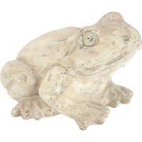 I.GE.A. Dekofigur "Frosch aus Keramik" Antik-Look Gartendeko Tierfigur Deko Statue Gartenfigur Frosch von I.Ge.A.