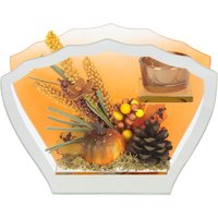 I.GE.A. Dekoobjekt "Mit Teelichtkerze" Kunstblumen Kerzenständer von I.Ge.A.