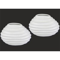I.GE.A. Dekovase "Keramik-Vase", 2er Set Kleine Vase Weiß Modern Keramik Tisch Küche Büro Pampasgras I.GE.A. Dekovase "Keramik-Vase", 2er Set Kleine Vase Weiß Modern Keramik Tisch Küche Büro Pampasgras von I.Ge.A.