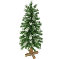 I.GE.A. Künstlicher Weihnachtsbaum "Tannenbaum" Beschneit Mini Christbaum Holzständer Weihnachtsdeko mit Ständer I.GE.A. Künstlicher Weihnachtsbaum "Tannenbaum" Beschneit Mini Christbaum Holzständer Weihnachtsdeko mit Ständer von I.Ge.A.