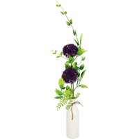 I.GE.A. Kunstblume "Arrangement Allium", Vase aus Keramik von I.Ge.A.