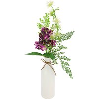 I.GE.A. Kunstblume "Arrangement Hortensie in Vase", Zaubernuss Farn Hochzeitsdeko Dekoblumen Hochzeit Bouquet Blumenstrauß von I.Ge.A.
