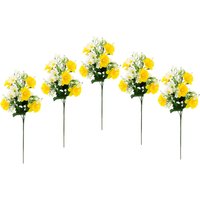 I.GE.A. Kunstblume "Osterglocken Margeriten Zweig", 5er Set Gänseblümchen Narzissen Osterdeko Frühjahrsblumen für Vasen I.GE.A. Kunstblume "Osterglocken Margeriten Zweig", 5er Set Gänseblümchen Narzissen Osterdeko Frühjahrsblumen für Vasen von I.Ge.A.