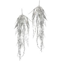 I.GE.A. Kunstblume "Perlenschnur" Busch Künstliche Hängepflanze, 2er Set von I.Ge.A.