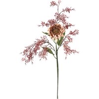 I.GE.A. Kunstblumenstrauß "Kunstblumen Set Artischocke" 2er Set Artischockenzweig mit Dekozweig 70cm Kunstpflanze Seidenblume von I.Ge.A.