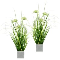 I.GE.A. Kunstpflanze "Grasbusch im Topf", 2er Set Gräser Kunstgras Dekogras Grünpflanze Pflanze Kunstblume I.GE.A. Kunstpflanze "Grasbusch im Topf", 2er Set Gräser Kunstgras Dekogras Grünpflanze Pflanze Kunstblume von I.Ge.A.
