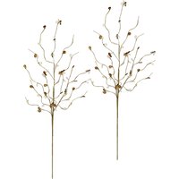 I.GE.A. Kunstzweig "Dekozweig" 2er Set 70cm Acryl Steine Blätter Adventskranz Floristik Deko Zweig I.GE.A. Kunstzweig "Dekozweig" 2er Set 70cm Acryl Steine Blätter Adventskranz Floristik Deko Zweig von I.Ge.A.