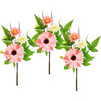 I.GE.A. Kunstzweig "Dekozweig Gerbera Margeriten", 3er Set Zweig Einzelblumen Kunstblumen Blumen Dekozweige I.GE.A. Kunstzweig "Dekozweig Gerbera Margeriten", 3er Set Zweig Einzelblumen Kunstblumen Blumen Dekozweige von I.Ge.A.