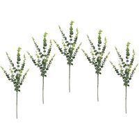 I.GE.A. Kunstzweig "Eukalyptus" 5er Set, künstlicher Blattzweig von I.Ge.A.