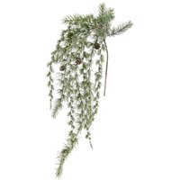 I.GE.A. Kunstzweig "Kieferhänger" Kieferzweig hängend mit Zapfen Schnee geeist Kunsttanne Deko Dekozweig I.GE.A. Kunstzweig "Kieferhänger" Kieferzweig hängend mit Zapfen Schnee geeist Kunsttanne Deko Dekozweig von I.Ge.A.