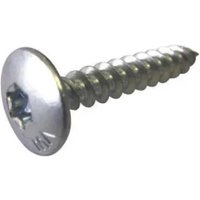 Ing Fixations - Holzgewindeschrauben großer Kopf 6 x 35, Stahl weiß verzinkt, 20 Stück Ing Fixations - Holzgewindeschrauben großer Kopf 6 x 35, Stahl weiß verzinkt, 20 Stück von ING FIXATIONS